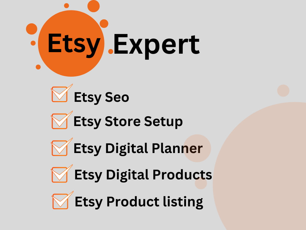 Etsy Shop Setup Service | Branding, SEO, Banner Design, Product Listings in Indianapolis
